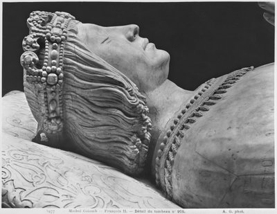 Nantes, Cathédrale Saint-Pierre et Saint-Paul, Tombeau de François II, Duc de Bretagne et Marguerite de Foix, détail de François II, 1502-07 - Michel Colombe